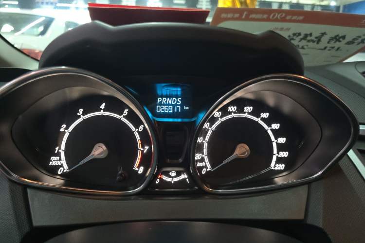 Used Ford Fiesta 2013 Hatchback 1.5L Automatic Fashion Edition Odometer Close Up