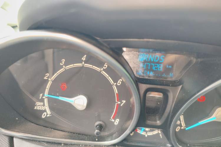 Used Ford Fiesta 2013 Sedan 1.5L Automatic Fashion Edition Odometer Close Up
