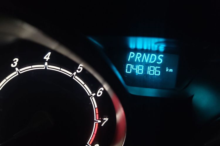 Used Ford Fiesta 2013 Sedan 1.5L Automatic Fashion Edition Odometer Close Up