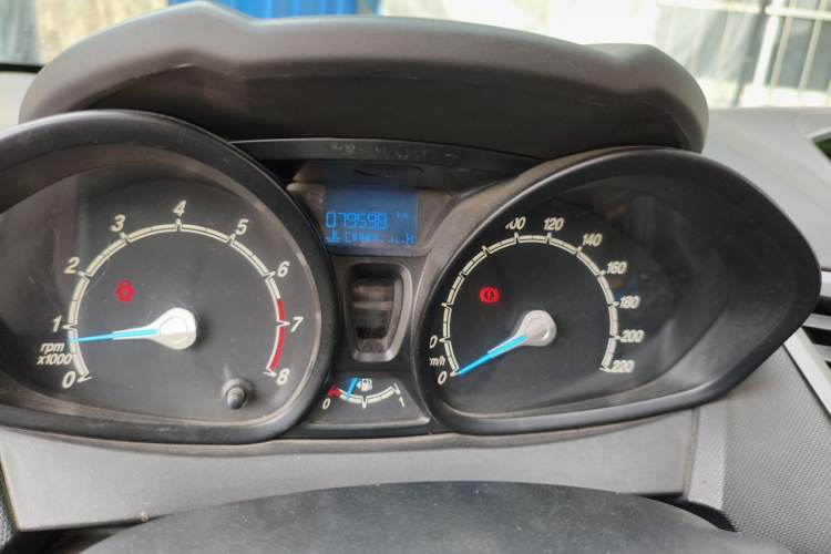 Used Ford Fiesta 2013 Hatchback 1.5L Manual Fashion Edition Odometer Close Up