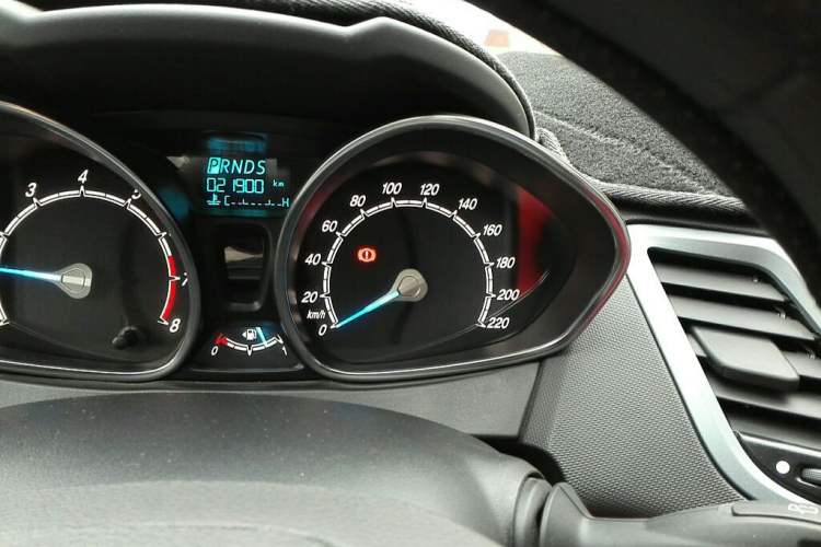Used Ford Fiesta 2013 Hatchback 1.5L Automatic Fashion Edition Odometer Close Up