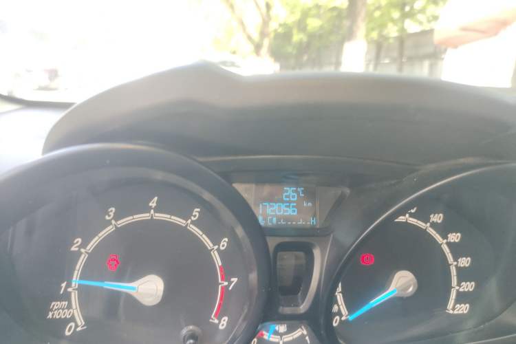 Used Ford Fiesta 2013 Hatchback 1.5L Manual Fashion Edition Odometer Close Up