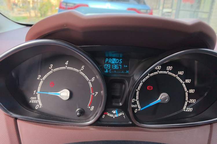 Used Ford Fiesta 2014 Hatchback 1.0 GTDi Automatic Dynamic Model Odometer Close Up