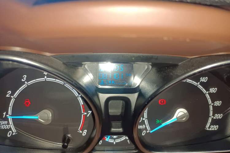 Used Ford Fiesta 2014 Hatchback 1.0 GTDi Automatic Dynamic Model Odometer Close Up