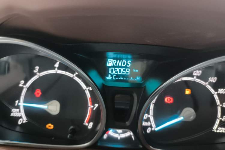 Used Ford Fiesta 2014 Hatchback 1.0 GTDi Automatic Dynamic Model Odometer Close Up