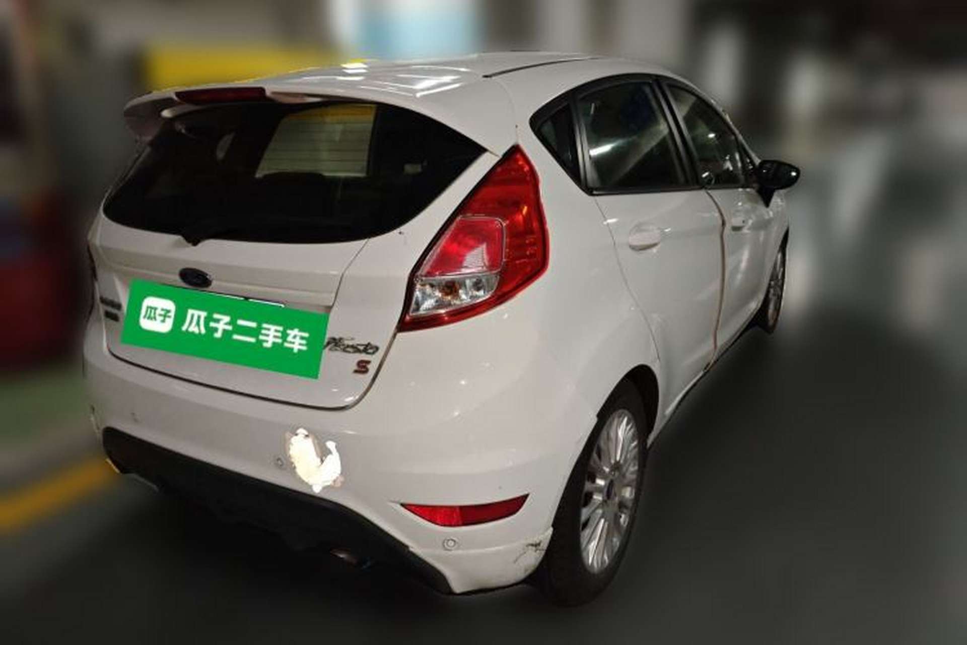 Used Ford Fiesta 2014 Hatchback 1.0 GTDi Automatic Dynamic Model Rear Right 45 Deg