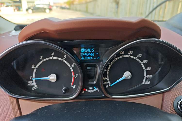 Used Ford Fiesta 2014 Hatchback 1.0 GTDi Automatic Dynamic Model Odometer Close Up