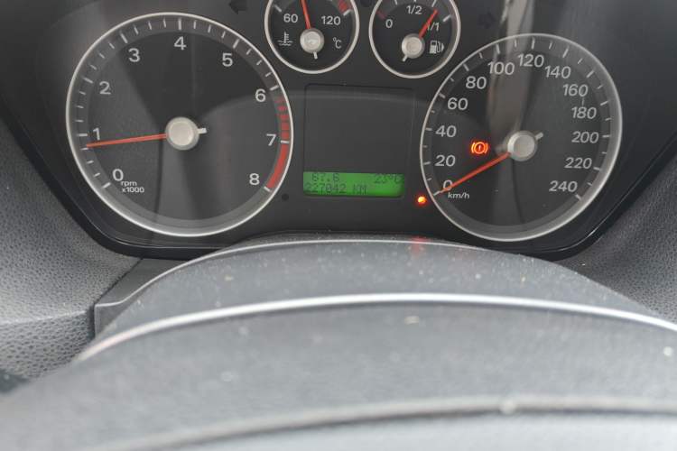 Used Ford Focus 2005 Sedan 1.8L Manual Classic Model Odometer Close Up