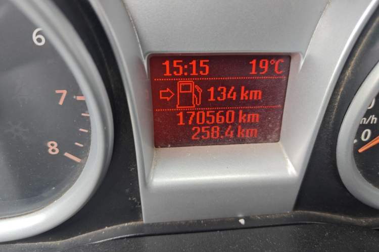 Used Ford Focus 2011 Hatchback 1.8L Manual Comfort Model Odometer Close Up