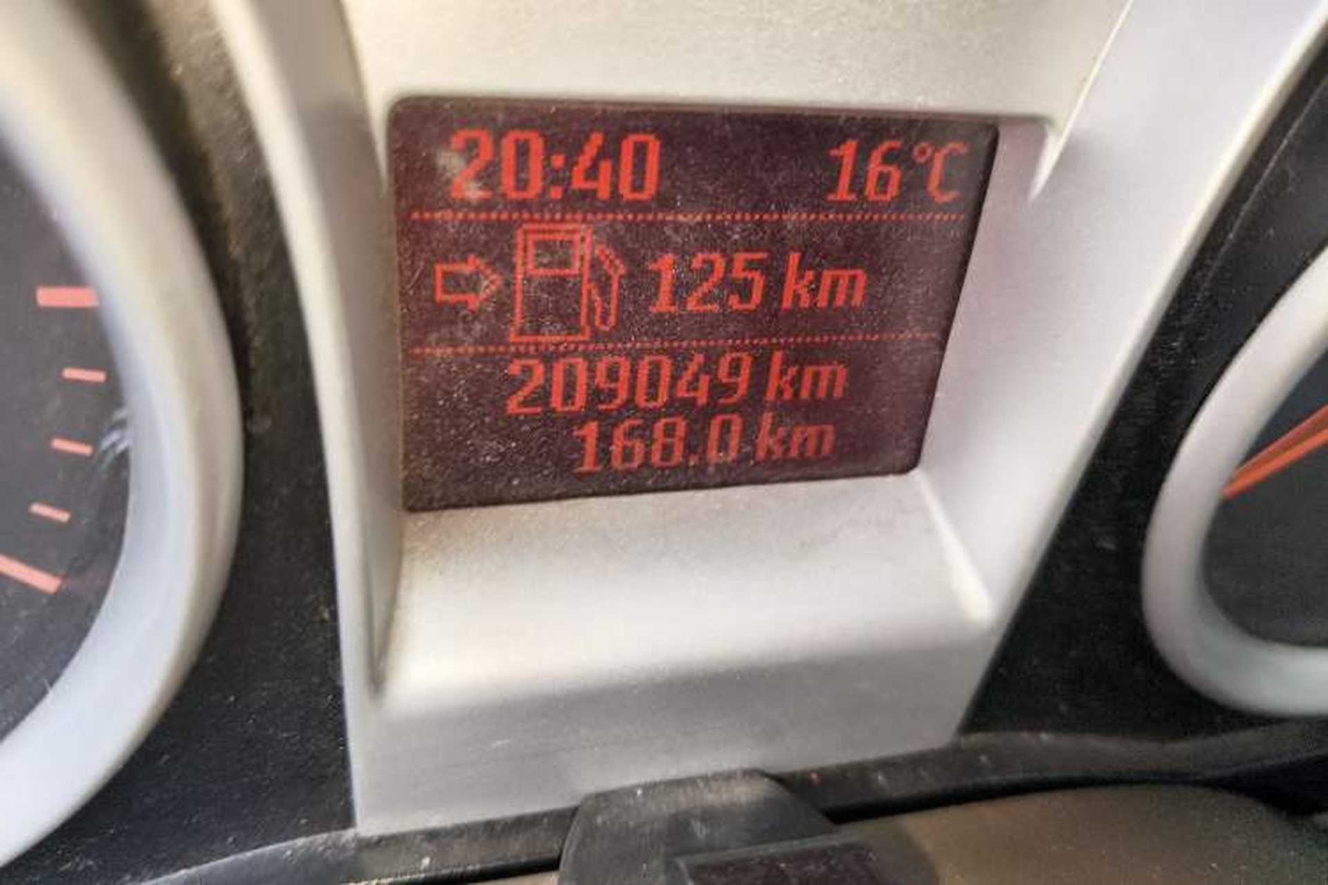 Used Ford Focus 2011 Sedan 1.8L Manual Classic Model Odometer Close Up