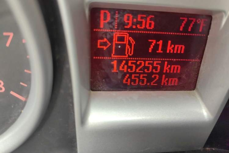 Used Ford Focus 2011 Hatchback 1.8L Automatic Fashion Edition Odometer Close Up