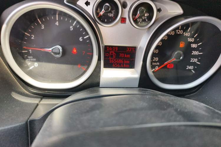 Used Ford Focus 2011 Hatchback 1.8L Manual Classic Model Odometer Close Up