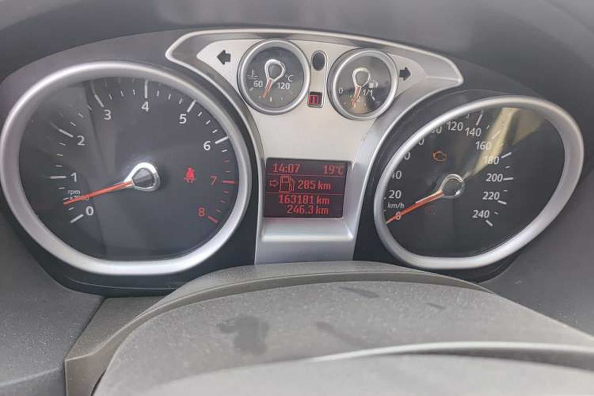 Used Ford Focus 2011 Sedan 1.8L Manual Classic Model Odometer Close Up