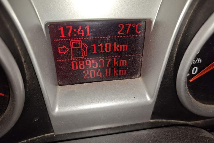 Used Ford Focus 2011 Hatchback 1.8L Manual Classic Model Odometer Close Up