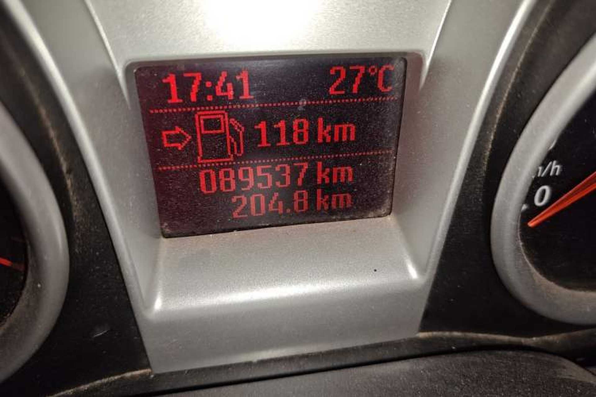 Used Ford Focus 2011 Hatchback 1.8L Manual Classic Model Odometer Close Up