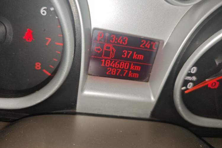Used Ford Focus 2011 Hatchback 1.8L Automatic Fashion Edition Odometer Close Up