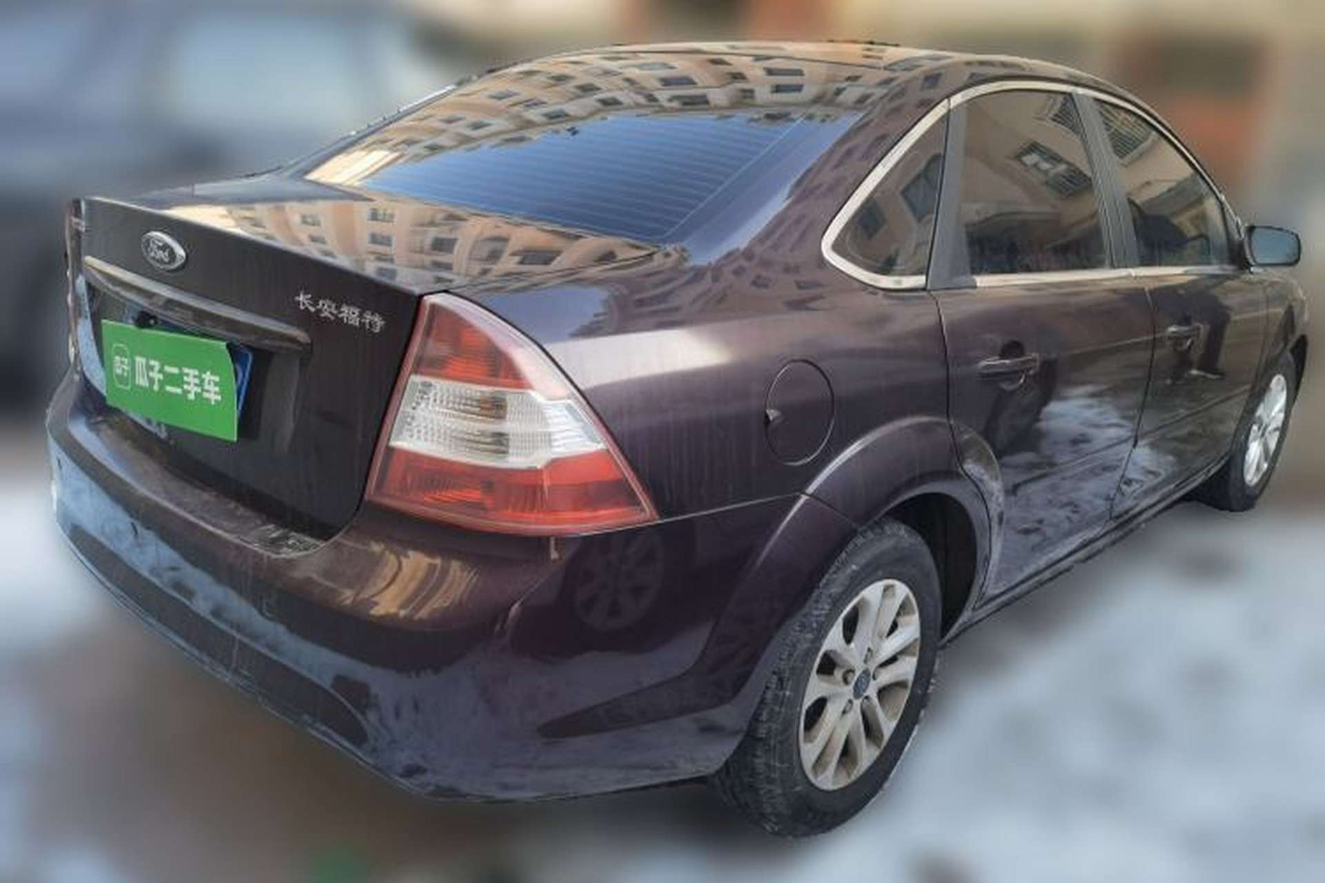 Used Ford Focus 2011 Sedan 1.8L Automatic Fashion Edition Rear Right 45 Deg