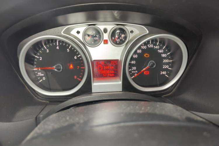 Used Ford Focus 2011 Hatchback 1.8L Manual Comfort Model Odometer Close Up