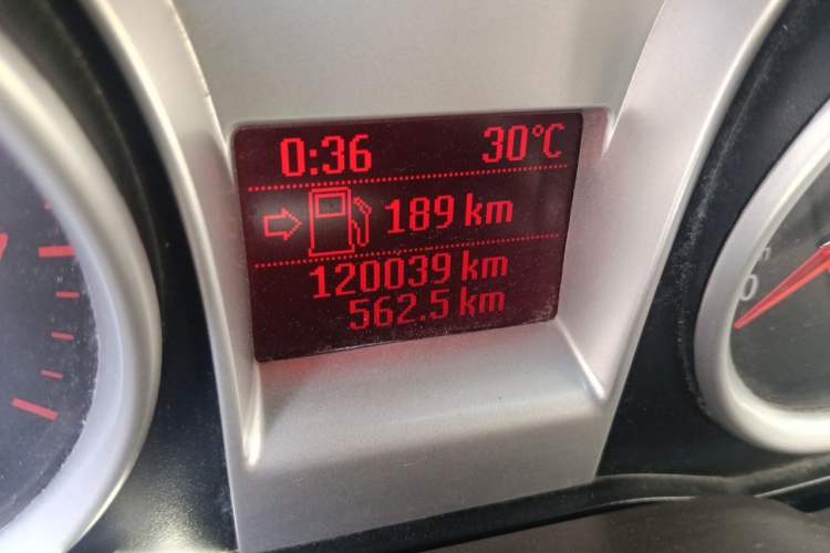 Used Ford Focus 2011 Sedan 1.8L Manual Classic Model Odometer Close Up