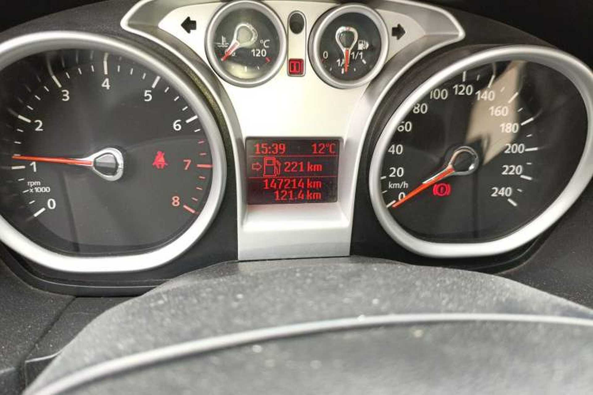 Used Ford Focus 2011 Hatchback 1.8L Manual Classic Model Odometer Close Up