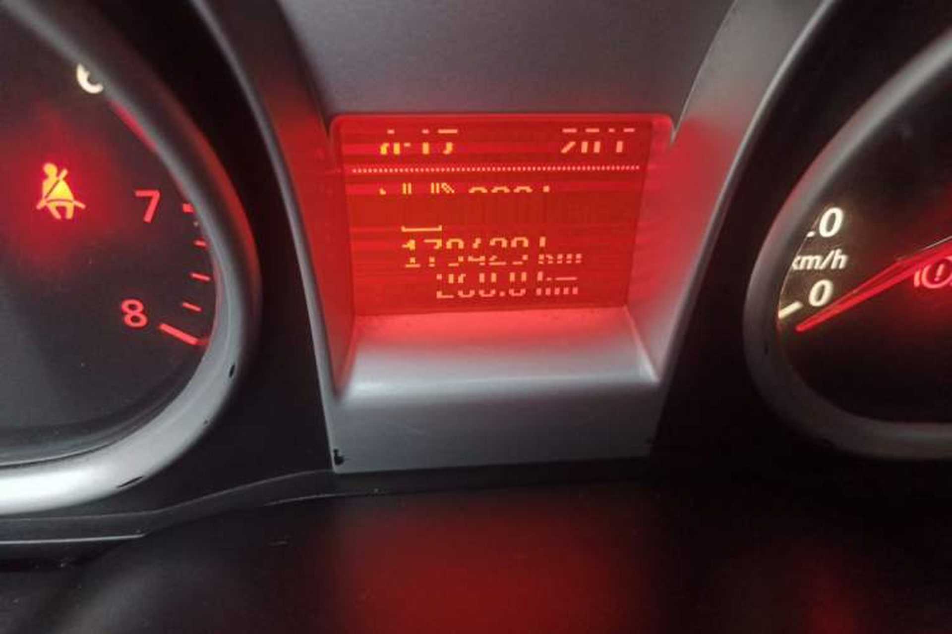 Used Ford Focus 2011 Hatchback 1.8L Manual Comfort Model Odometer Close Up