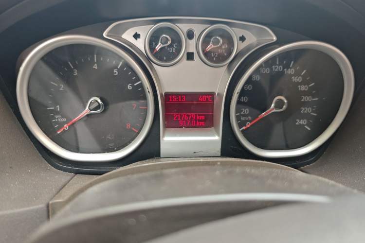 Used Ford Focus 2011 Sedan 1.8L Manual Classic Model Odometer Close Up