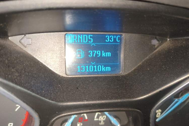 Used Ford Focus 2012 Sedan 1.6L Automatic Fashion Edition Odometer Close Up
