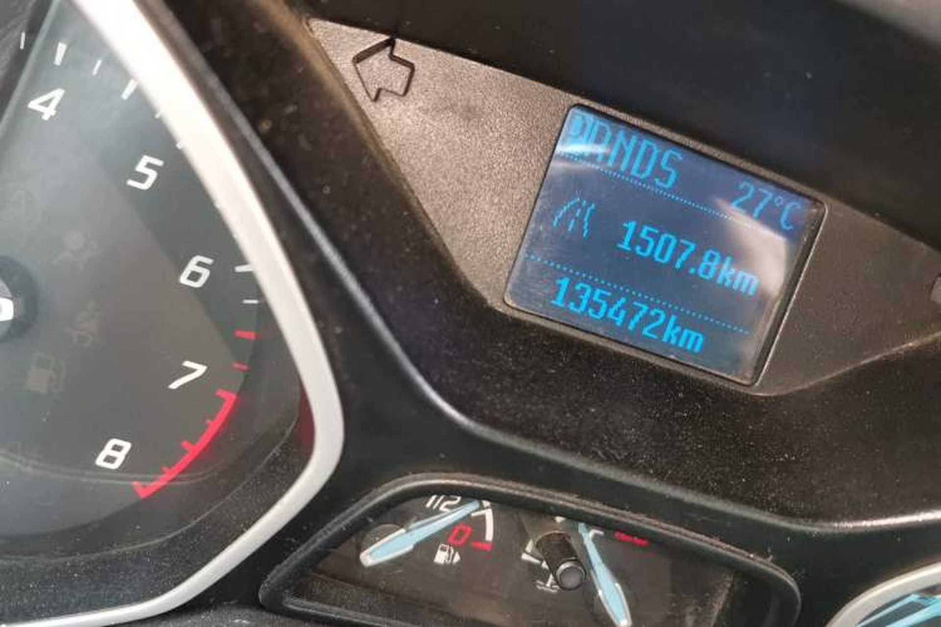 Used Ford Focus 2012 Sedan 1.6L Automatic Comfort Model Odometer Close Up