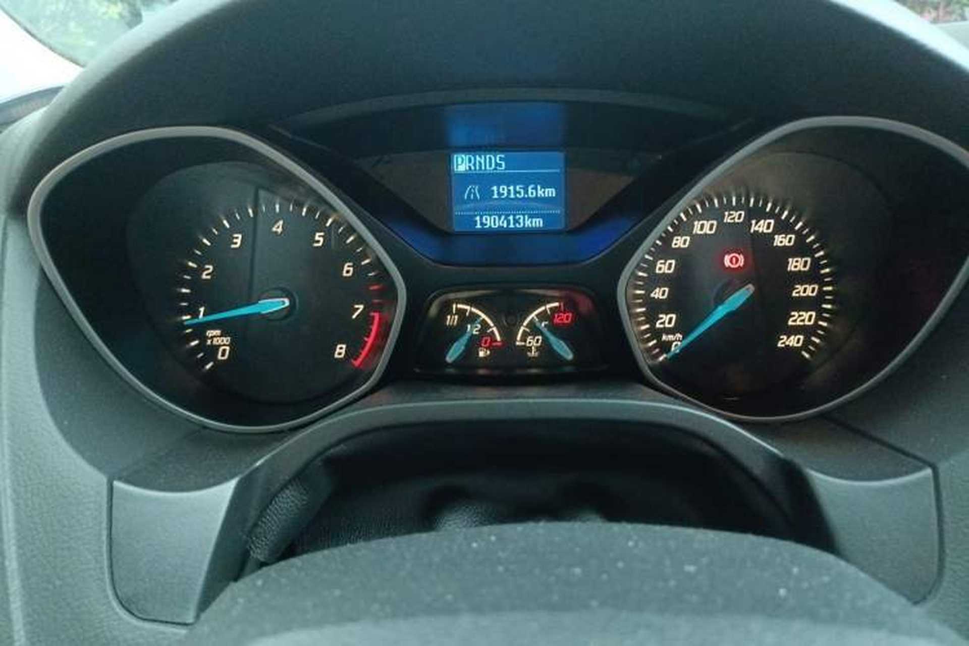 Used Ford Focus 2012 Hatchback 1.6L Automatic Comfort Model Odometer Close Up