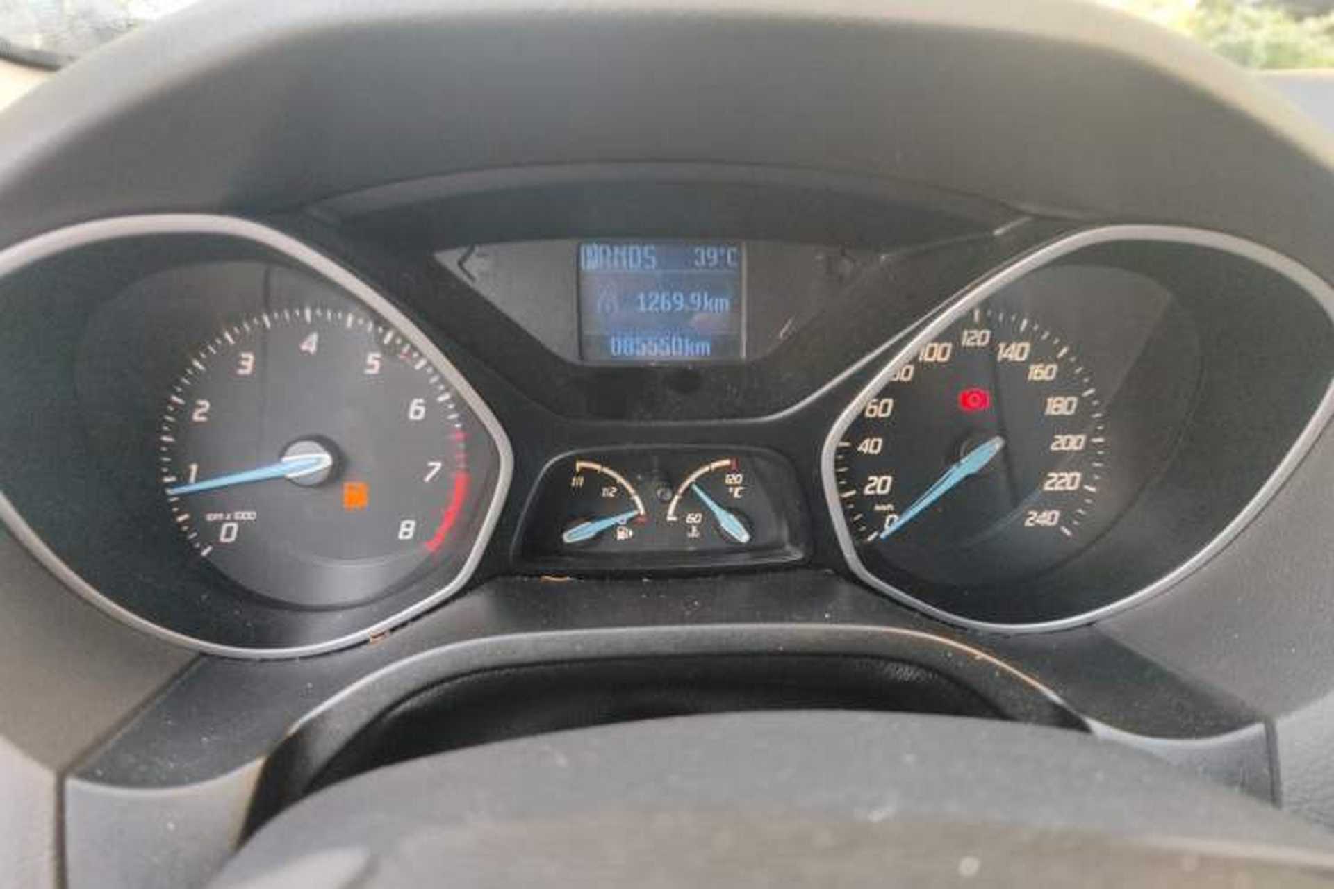 Used Ford Focus 2012 Sedan 1.6L Automatic Comfort Model Odometer Close Up