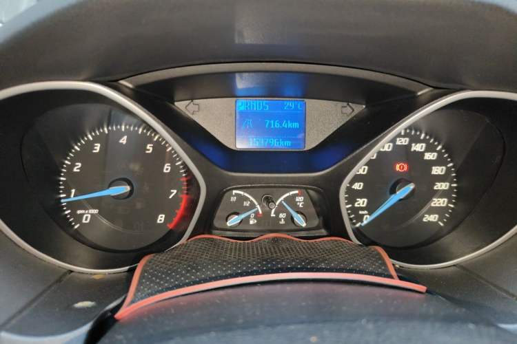 Used Ford Focus 2012 Hatchback 1.6L Automatic Comfort Model Odometer Close Up