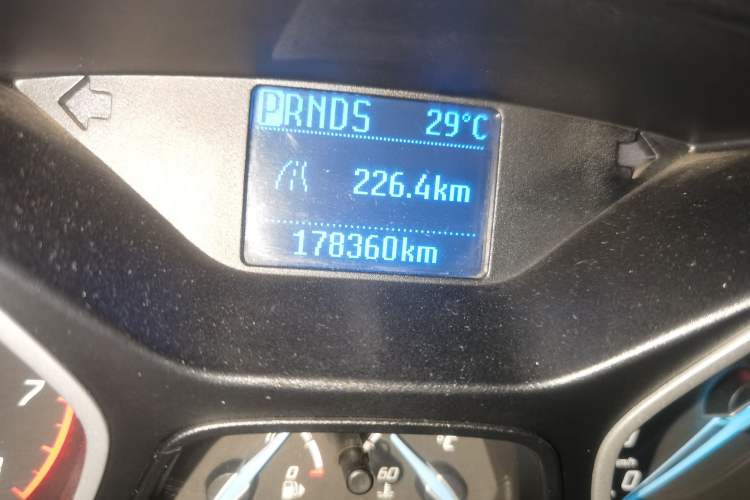 Used Ford Focus 2012 Hatchback 1.6L Automatic Comfort Model Odometer Close Up