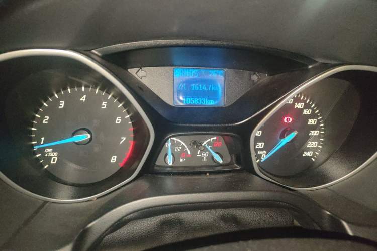 Used Ford Focus 2012 Hatchback 1.6L Automatic Comfort Model Odometer Close Up