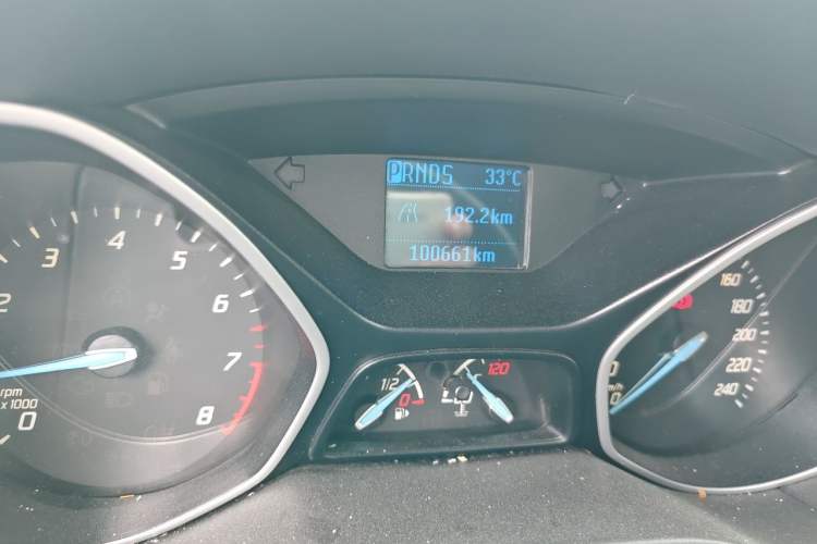 Used Ford Focus 2012 Hatchback 1.6L Automatic Comfort Model Odometer Close Up