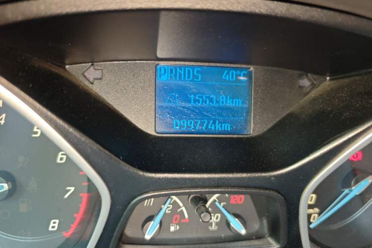 Used Ford Focus 2012 Hatchback 1.6L Automatic Comfort Model Odometer Close Up