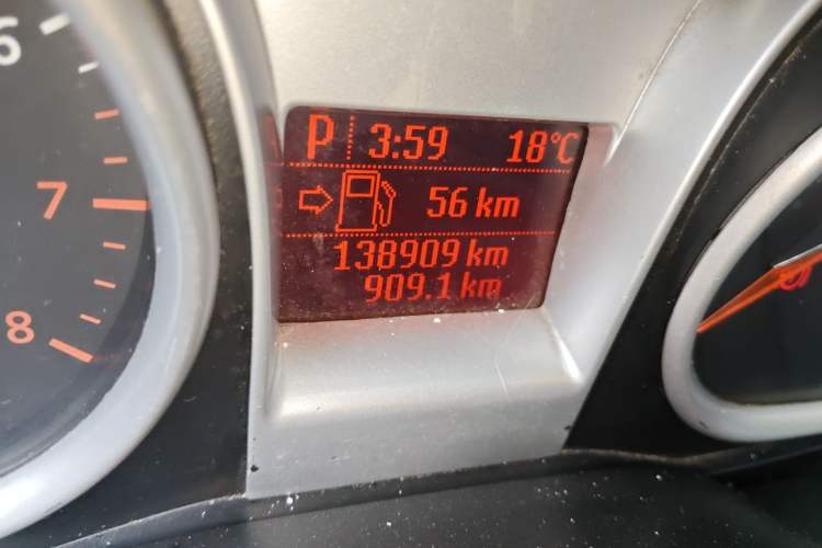Used Ford Focus 2012 Hatchback Classic 1.8L Automatic Base Model Odometer Close Up