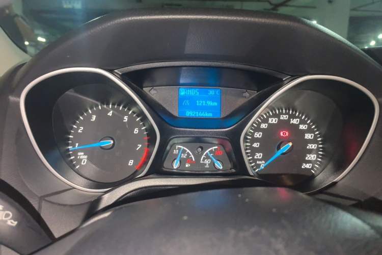 Used Ford Focus 2012 Hatchback 1.6L Automatic Comfort Model Odometer Close Up