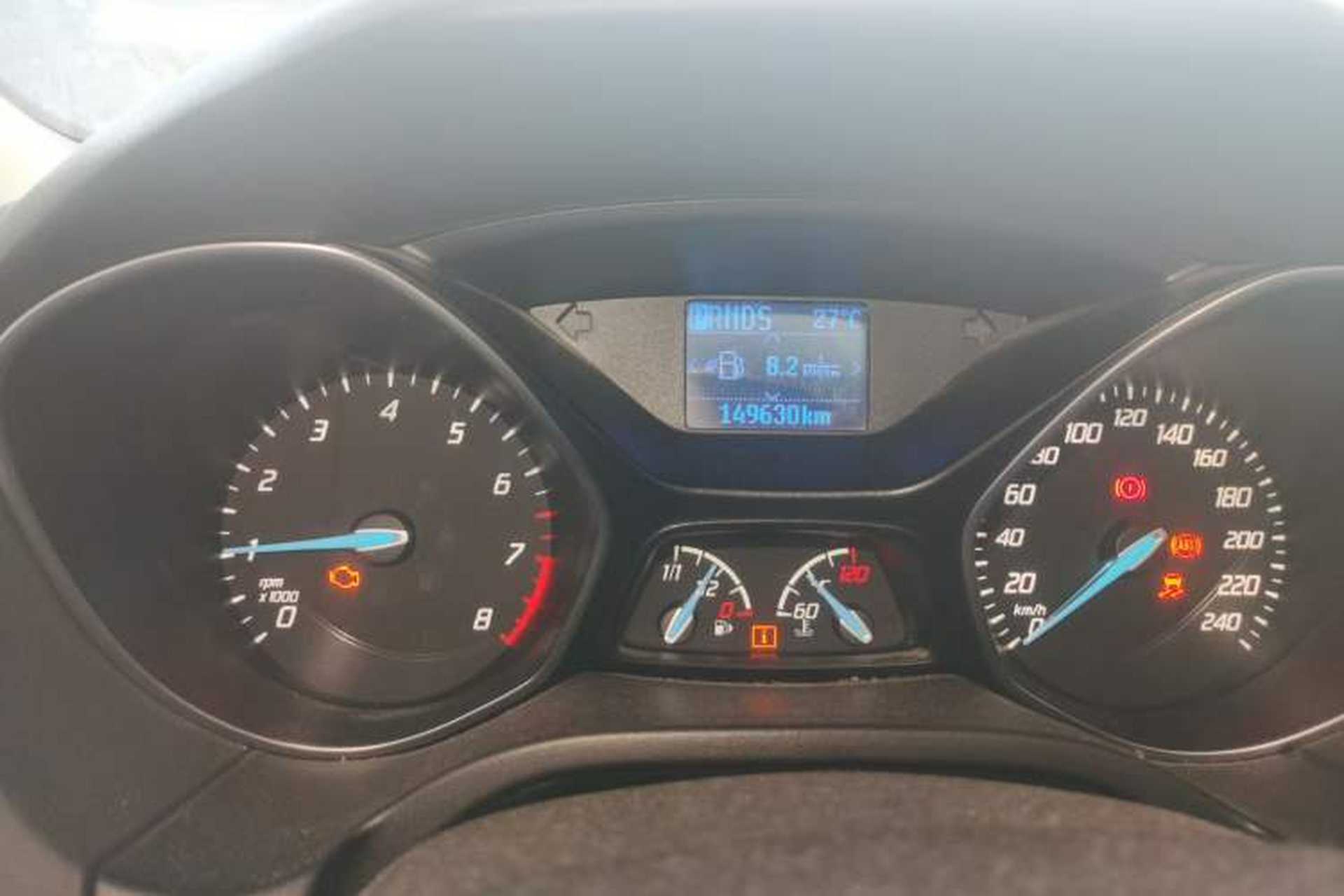 Used Ford Focus 2012 Sedan 1.6L Automatic Fashion Edition Odometer Close Up
