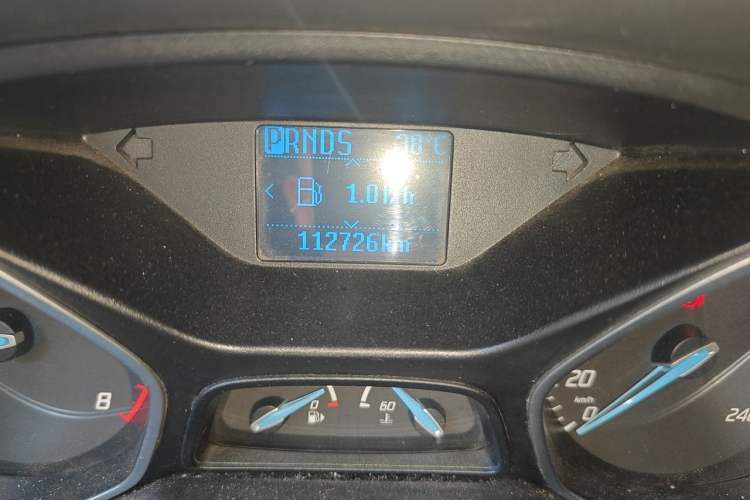 Used Ford Focus 2012 Sedan 1.6L Automatic Fashion Edition Odometer Close Up