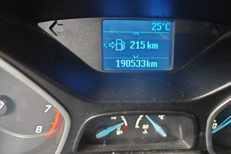 Used Ford Focus 2012 Sedan 1.6L Manual Fashion Edition Odometer Close Up