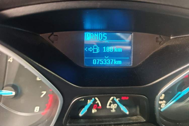 Used Ford Focus 2012 Sedan 1.6L Automatic Fashion Edition Odometer Close Up