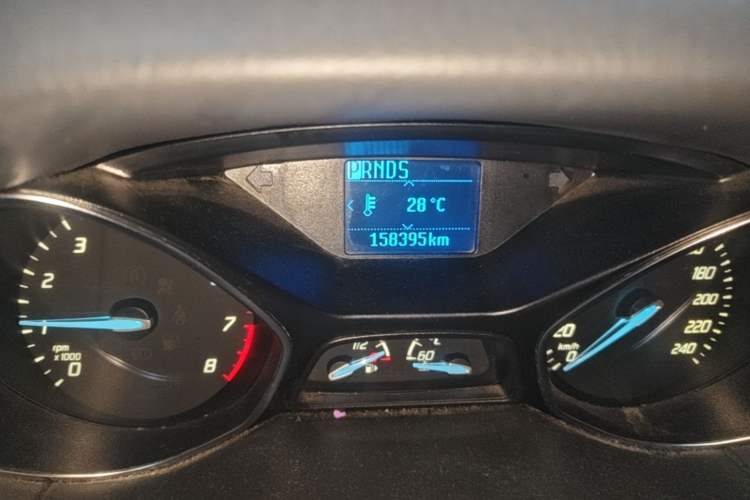 Used Ford Focus 2012 Sedan 1.6L Automatic Fashion Edition Odometer Close Up