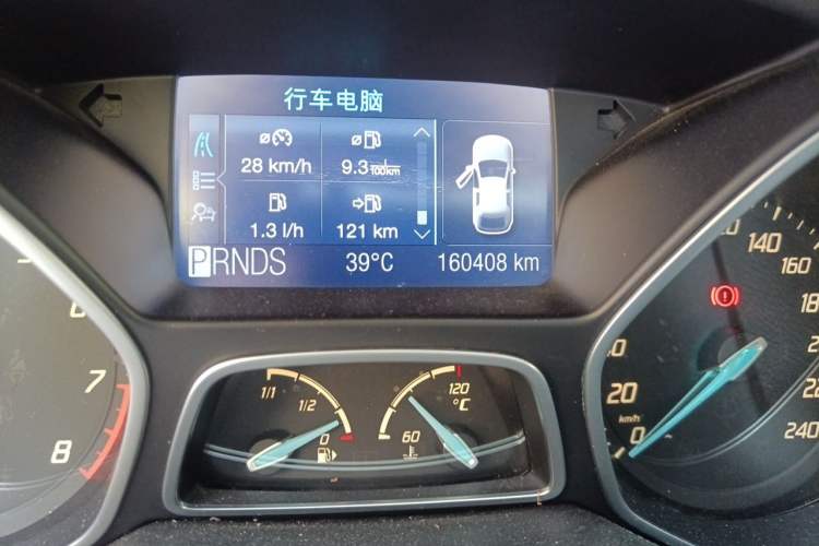 Used Ford Focus 2012 Hatchback 2.0L Automatic Luxury Sport Model Odometer Close Up