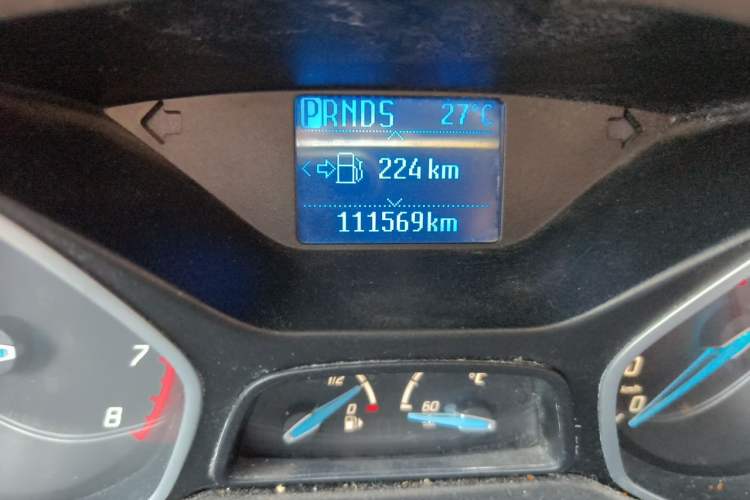 Used Ford Focus 2012 Sedan 1.6L Automatic Fashion Edition Odometer Close Up