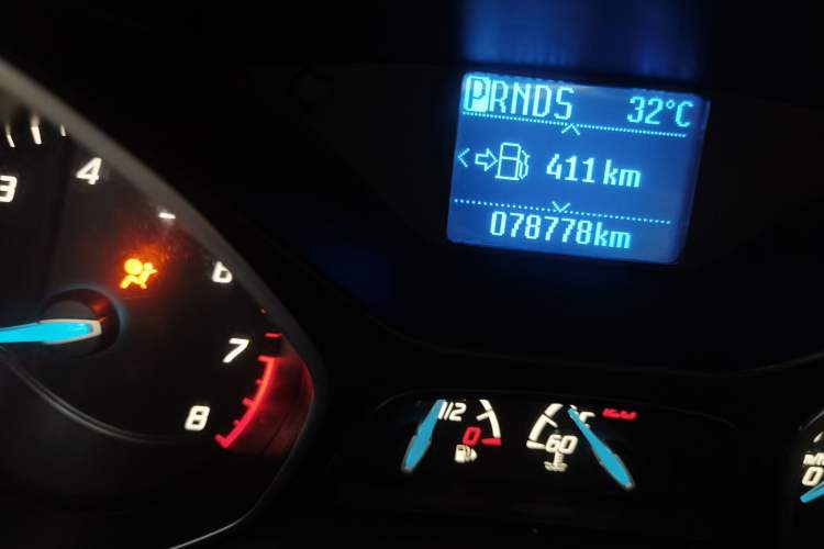 Used Ford Focus 2012 Hatchback 1.6L Automatic Fashion Edition Odometer Close Up