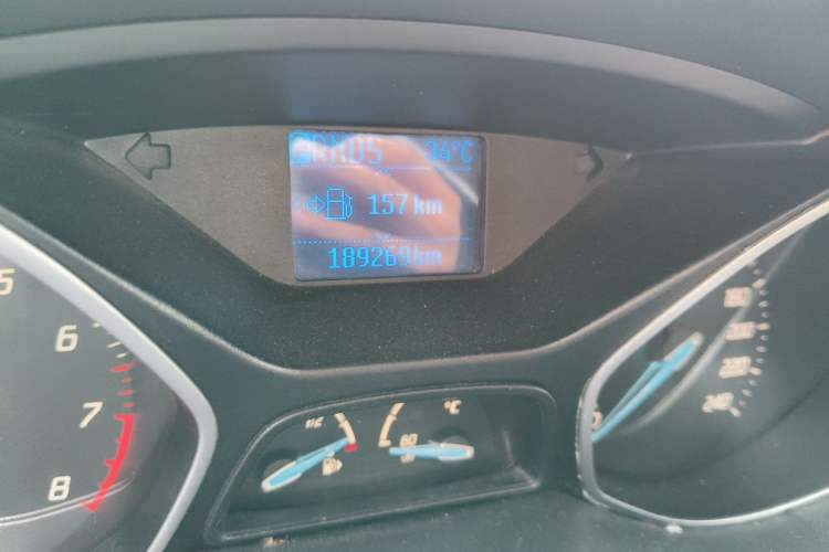 Used Ford Focus 2012 Sedan 1.6L Automatic Fashion Edition Odometer Close Up
