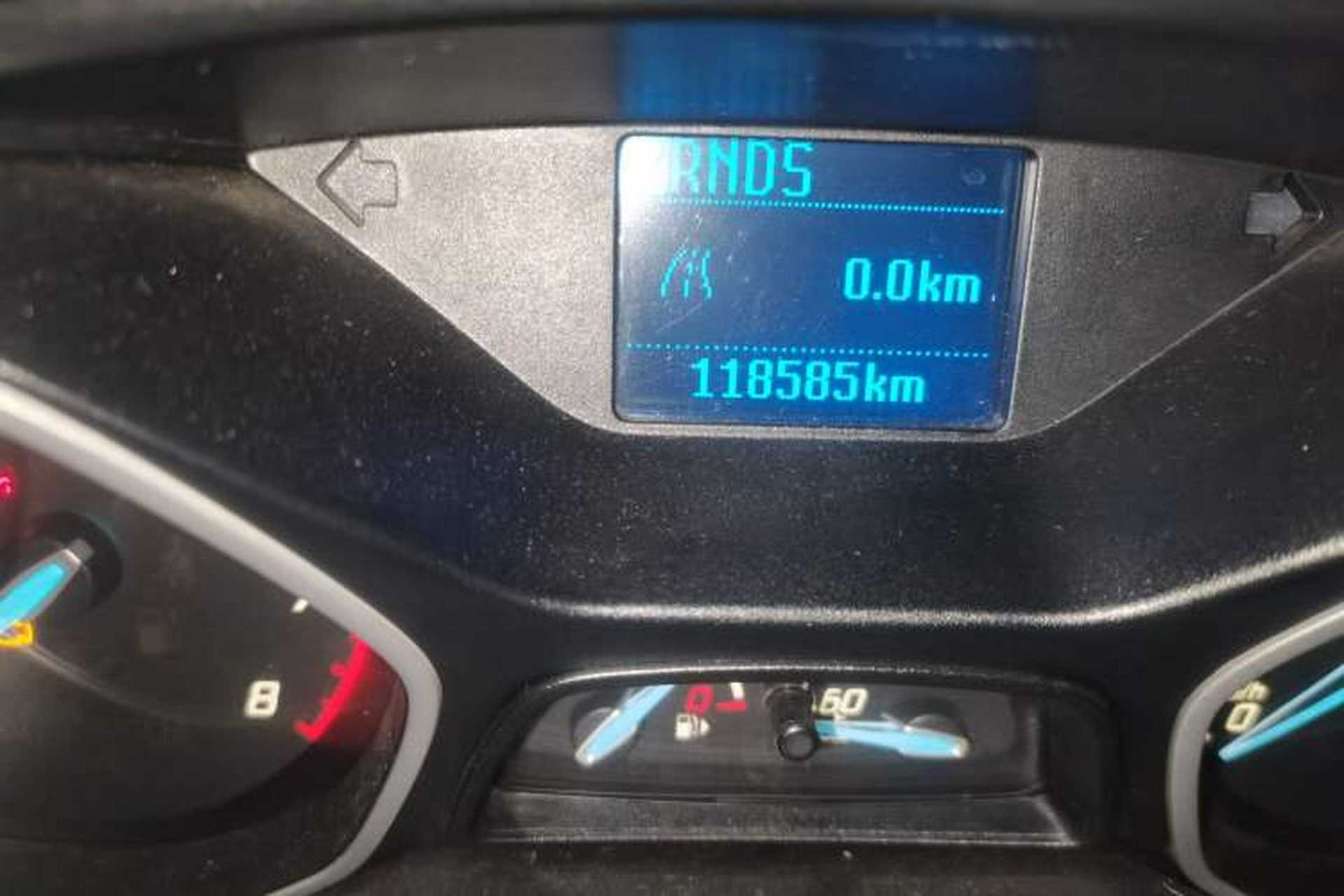 Used Ford Focus 2012 Sedan 1.6L Automatic Comfort Model Odometer Close Up