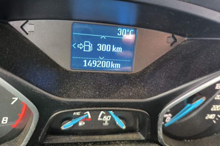 Used Ford Focus 2012 Sedan 1.6L Manual Fashion Edition Odometer Close Up