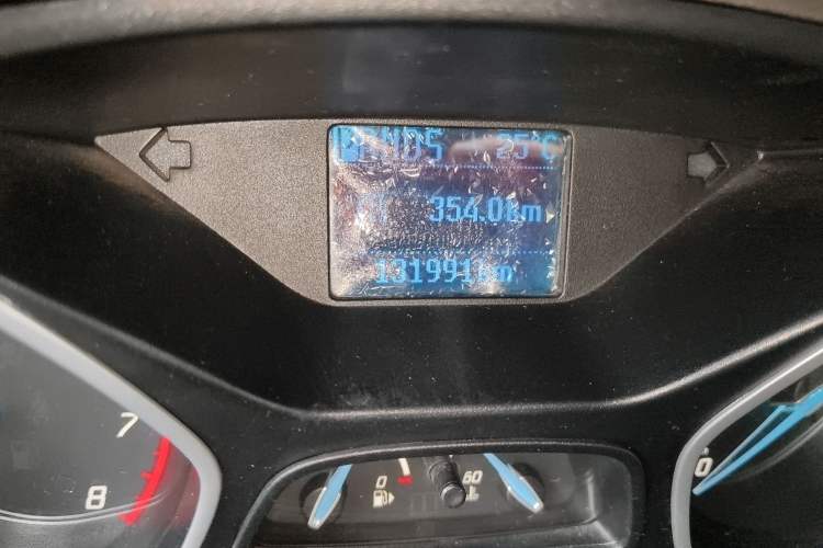 Used Ford Focus 2012 Sedan 1.6L Automatic Comfort Model Odometer Close Up