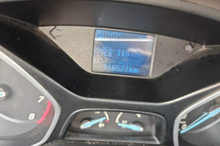 Used Ford Focus 2012 Sedan 1.6L Automatic Fashion Edition Odometer Close Up